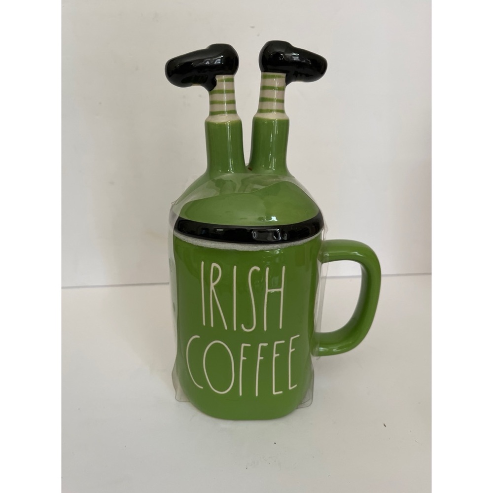 NWT Irish Coffee Rae Dunn Leprechaun Mug